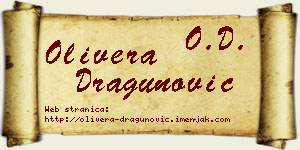 Olivera Dragunović vizit kartica